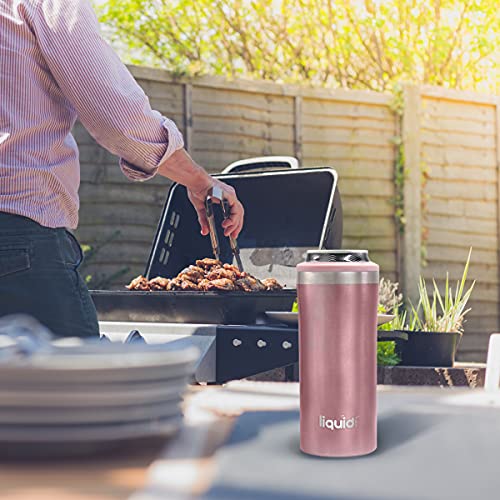 Grand Fusion Skinny Can Icy Bev Kooler Insulated Stainless Steel Vacuum Sealed Cozy For Tall And Skinny Canned Drinks. Keep Your Favorite Hard Seltzer, Beer Or Soft Drink Ice Cold All Day Long #TOP2