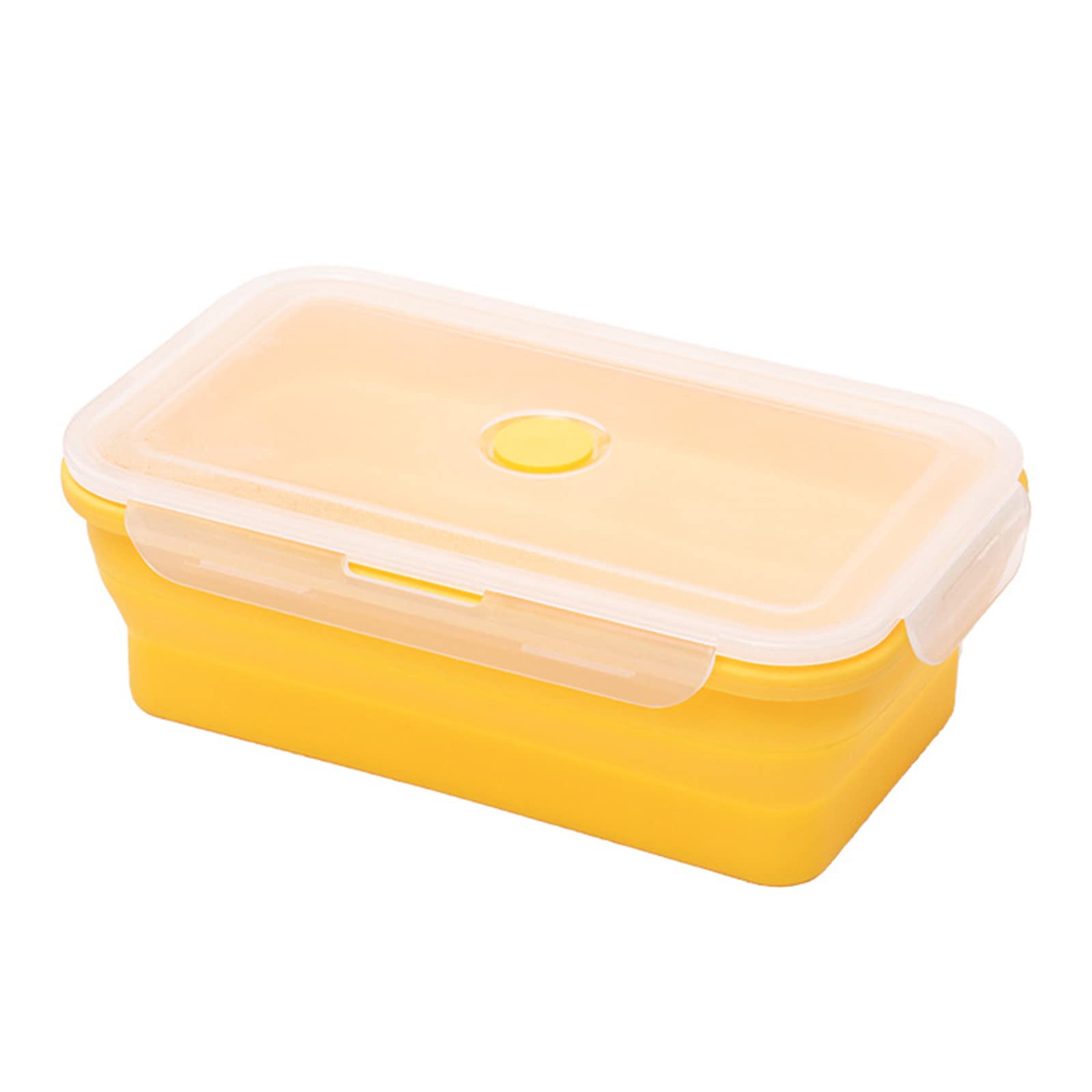 yanwuwa Large Silicone Rectangle Lunch Box Box Folding Food Container Bowl 1780ml / 2450ml for Dinnerware Food Storage Containers for Fridge Large Capacity with Lids Microwave Safe