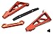 C32589RED Billet Machined Wing Mount Set for Traxxas 1/8 Sledge 4WD