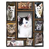 Photo Gallery sticker superb. coperta calda confortevole 3d zoo mondo animale coperta avvolgente stampata con morbida flanella blanket divani letto miglior regalo per adulti bambini (gatto,130 x 150 cm) Photo Gallery sticker superb. coperta calda confortevole 3d zoo mondo animale coperta avvolgente stampata con morbida flanella blanket divani letto miglior regalo per adulti bambini (gatto,130 x 150 cm)