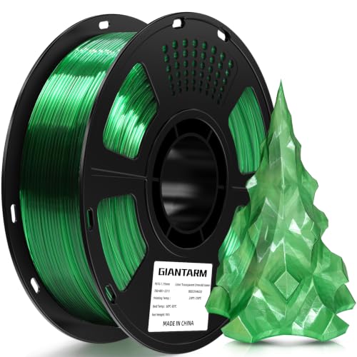 GIANTARM PETG Filament - 1.75mm - Transparent - Emerald Green - 1KG Spool
