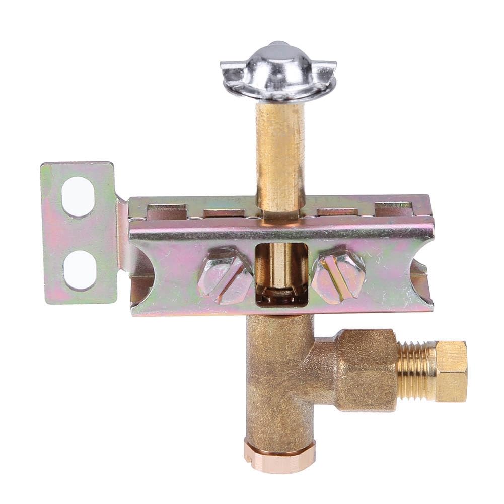 Sirxlevcy Pilot Burner One Way Flame Bracket Can Have Natural Or Lp Gas 3 Hole Propane/Butane Heavy Pilot Assembly
