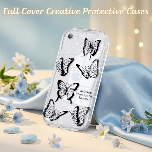 Coque antichoc iPhone 8/7/SE transparente anti-chute motif 3D - 4