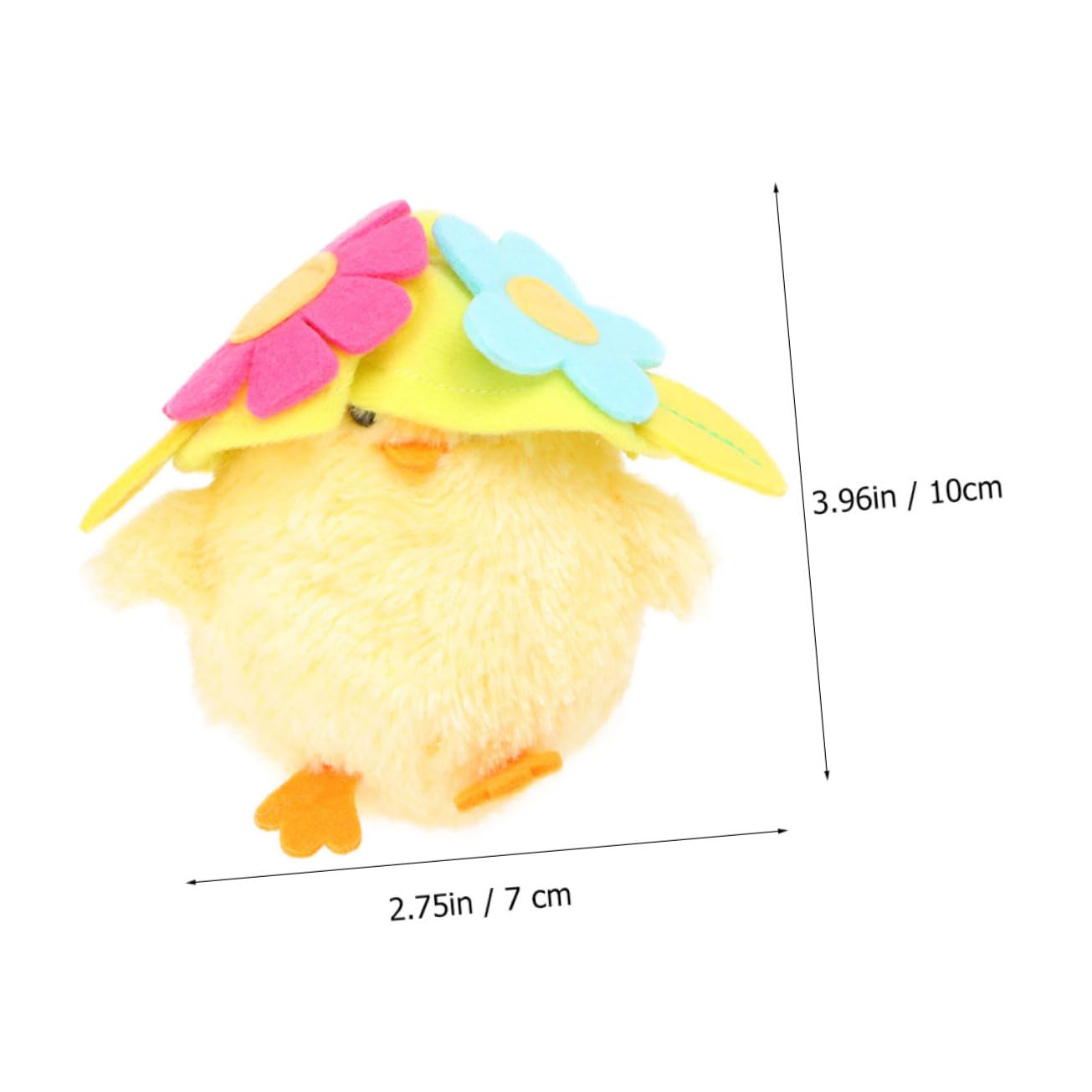 GLEAVI 3pezzi Pollo Forma Pasqua Bambola Decorazione Adorabile Bambola Pollo Pasqua Decorazione Festiva