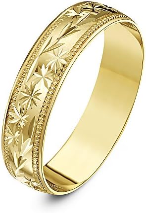 Alianza De Boda Oro Amarillo 3.5mm 400A
