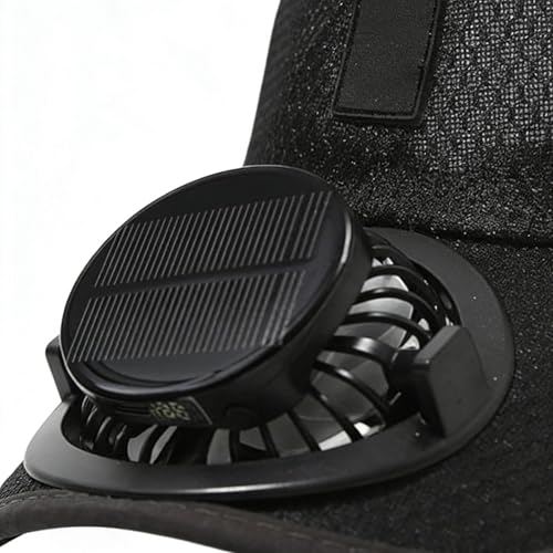 Casquette avec ventilateur anti coup de chaleur solaire et USB