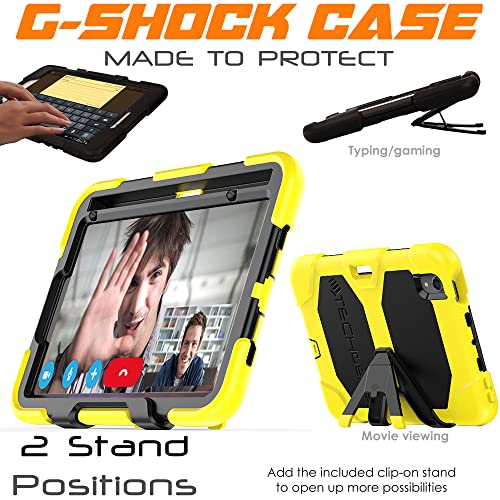 TECHGEAR G-SHOCK Case for iPad Mini 7 2024 & Mini 6 2021 (7th & 6th Gen), Tough, Heavy Duty Armour, Shockproof with Stand - Image 3