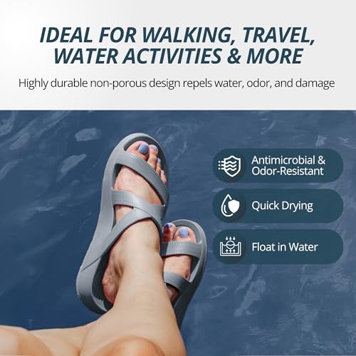 Image of NUUSOL Women Hailey Slide, Lightweight EVASOL Foam Footwear