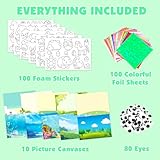 Zoom IMG-1 ajazper scratch art bambini foil Zoom IMG-1 ajazper scratch art bambini foil