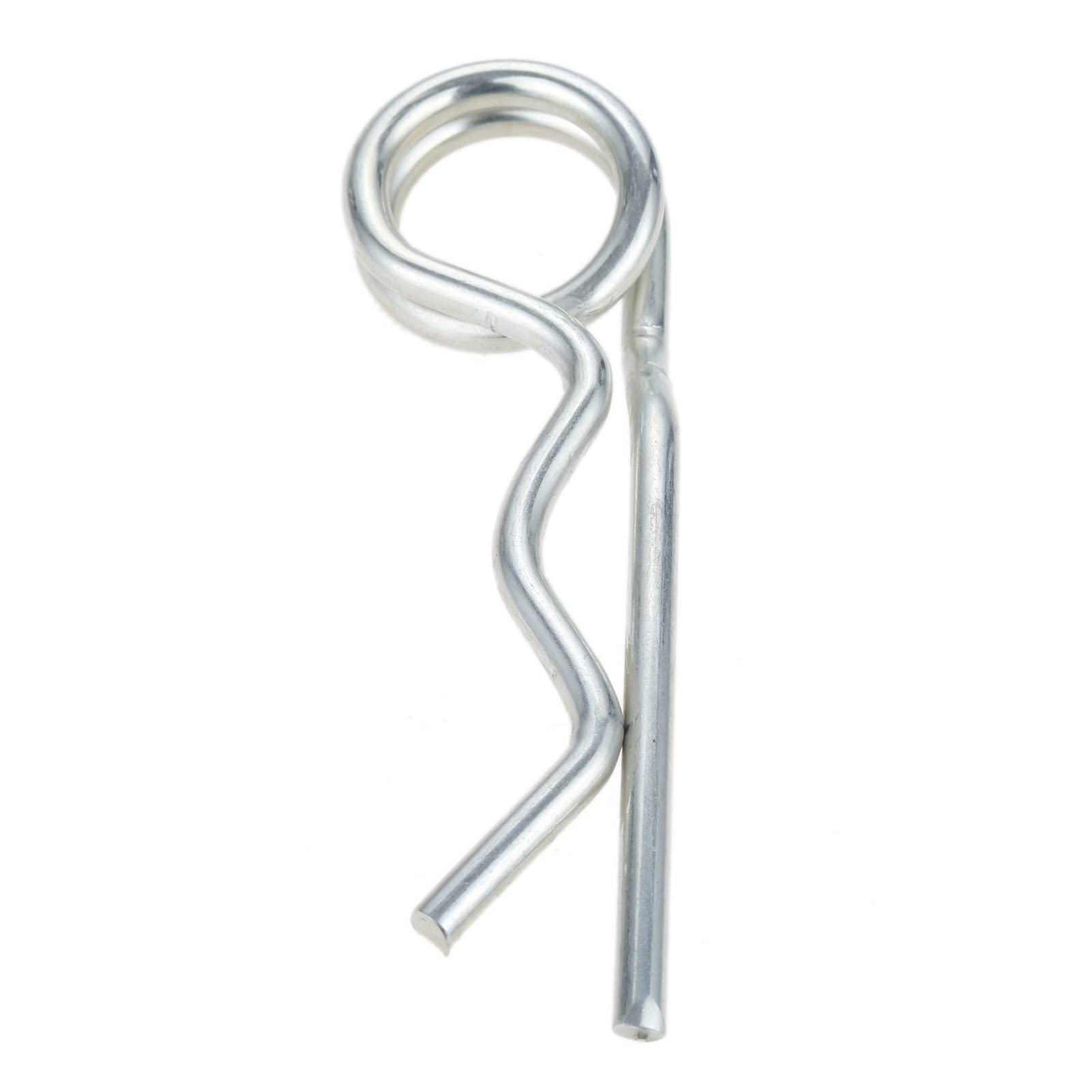 HIDIZ Le Clip en R de la Bobine de goupille Fendue à Double Anneau en Acier sécurise Les épingles à Cheveux Fendues (Size : 8x160mm 1pcs)