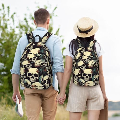 Sac à dos d'extérieur imprimé squelette idéal pour vos voyages - 6