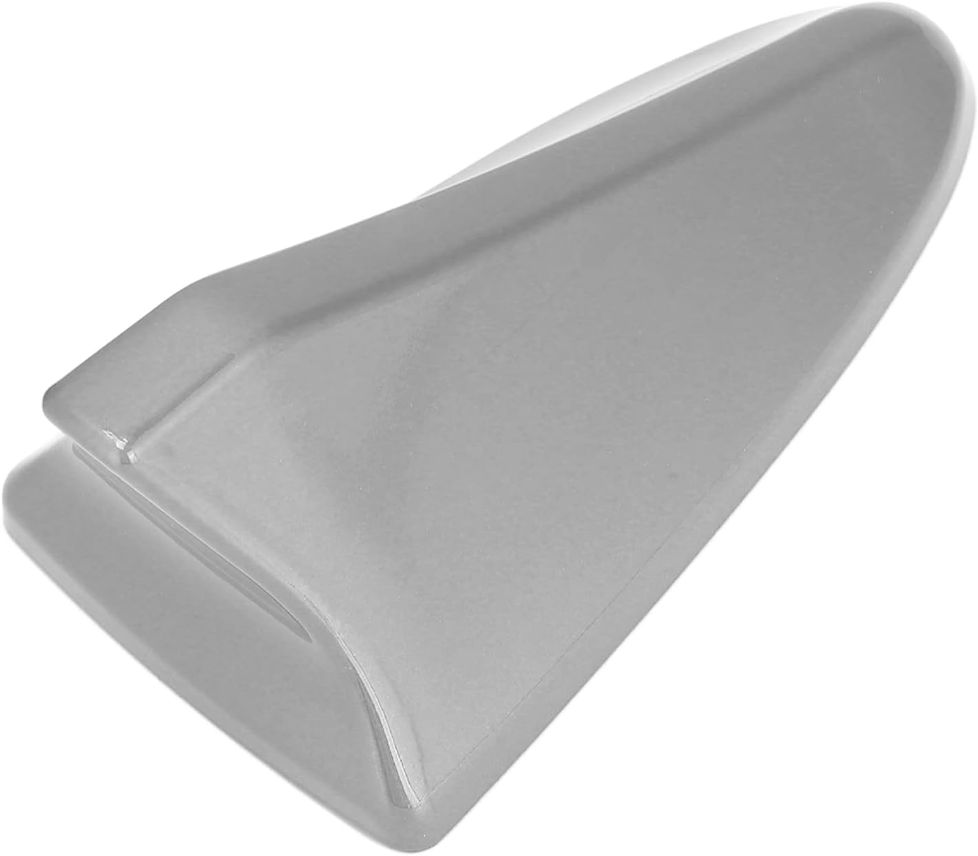 Car Exterior Upper Aerial Cap, 96219 D5000EBQK Anti Aging ABS Fin Roof Antenna Cover Impact Proof with Enhancement Chip for Car (Silver)