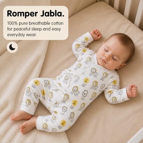 Image of The Mom Store Baby Romper Jabla Style For Boys And Girls | Cotton | Soft Infant Bodysuit | Trendy Stylish Sleepwear For Newborn Baby | Printed | Unisex Comfortable Everyday Baby Wear