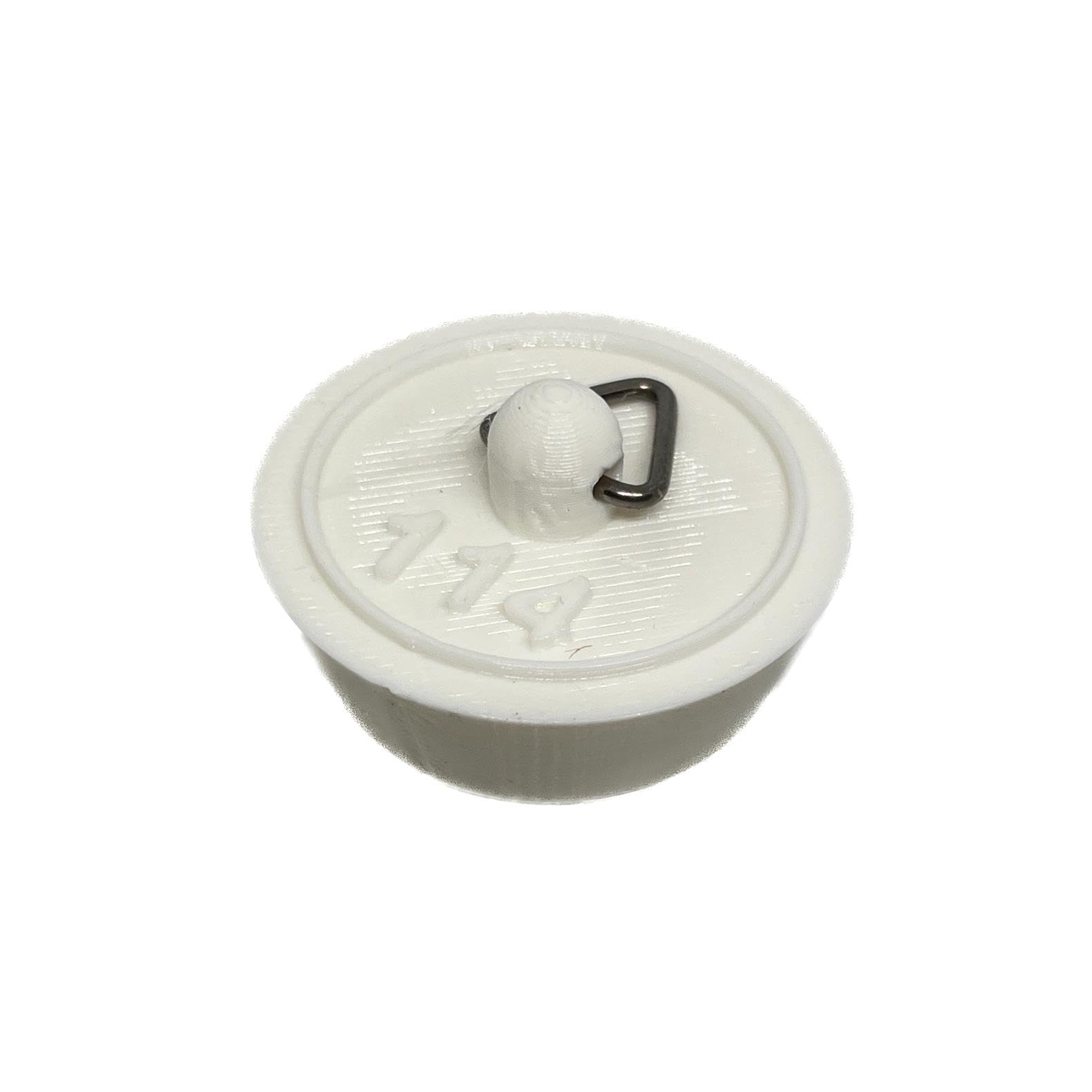 Sink Bath Plug White Tapered Suits 29mm to 36mm Openings 1 1/4" - 32mm