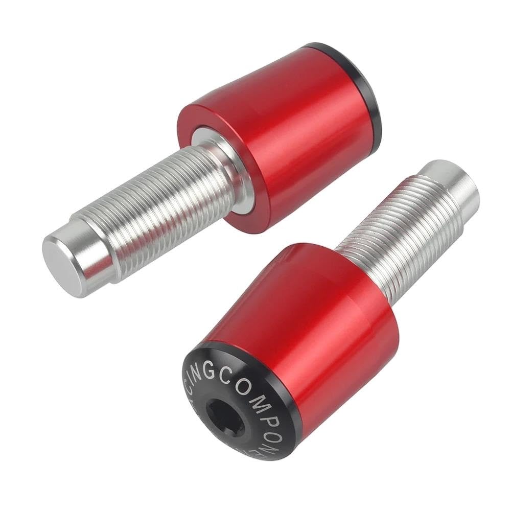 Embouts de guidon moto rouge pour Ducati Panigale 1199 1299 R