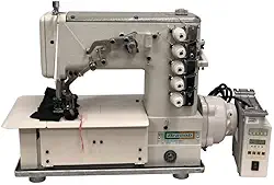 Máquina de Costura Galoneira Industrial Direct Drive 3 Agulhas, 5 Fios BC-4000-D - BRACOB (110)