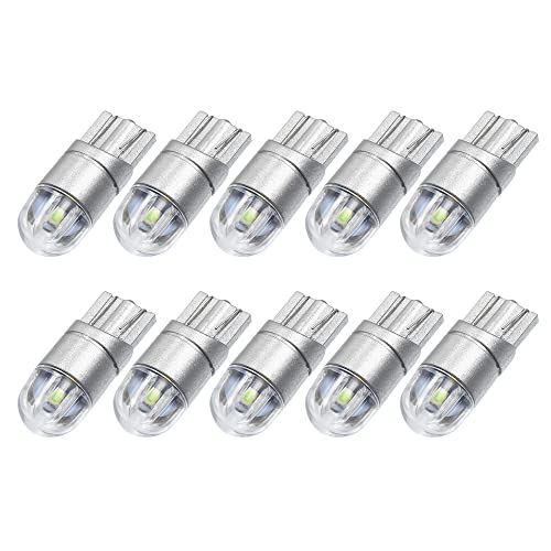 10 Pcs Bombillas LED T10 para Interior de Auto miniatura 1
