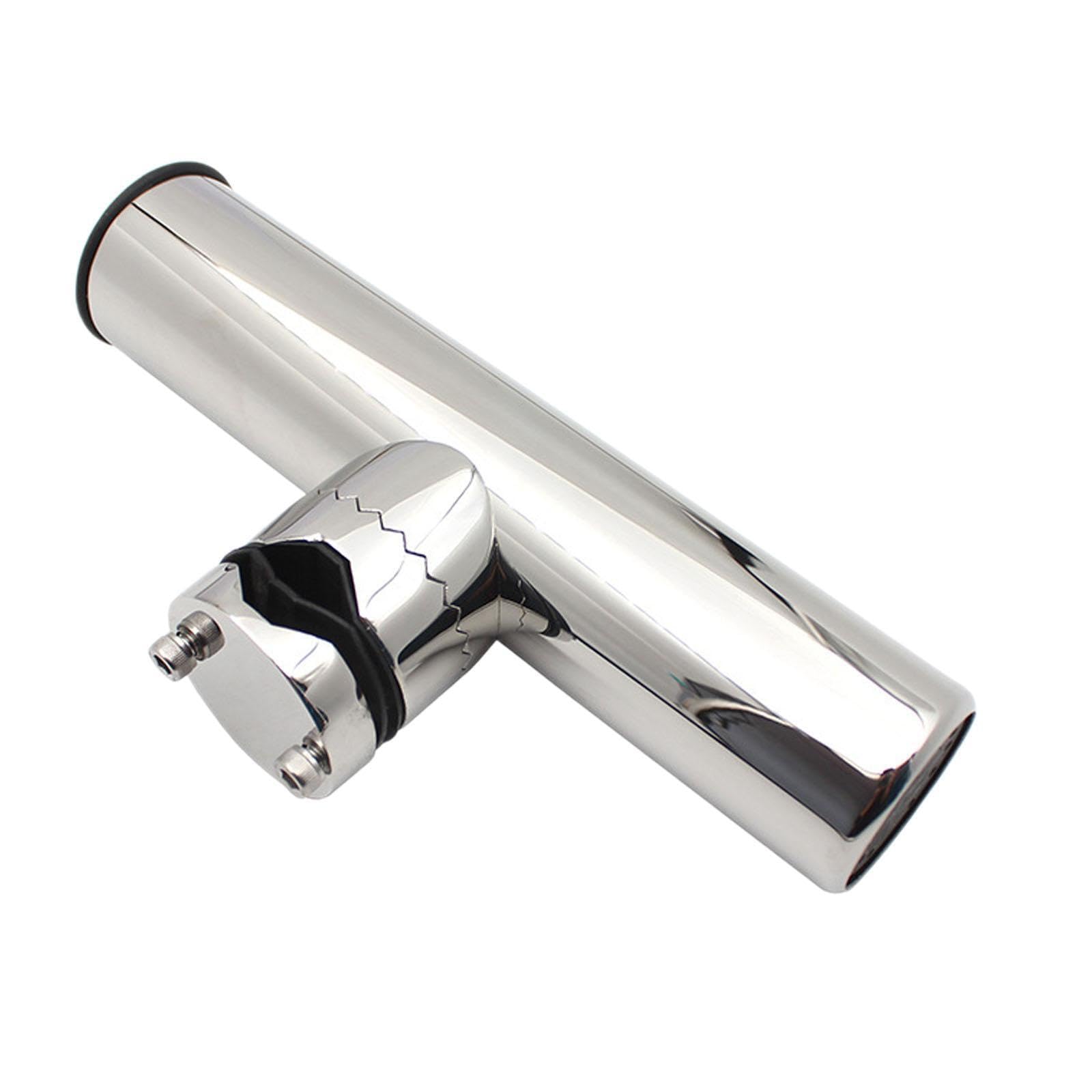 Supporto per Canna da Pesca per Barca, Supporto per Canna da Pesca Regolabile, Montato su rotaia, in Acciaio per Inox, Facile da Montare, per da con Morsetto, per da per