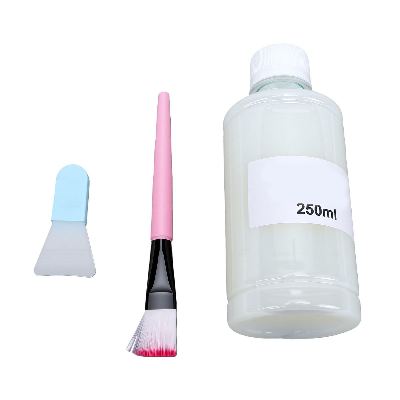 Werniks Glinkowy Schnący na Powietrzu, 250 Ml X 2, Wodoodporny o | Przezroczyste Wykończenie, Bariera Chroniąca Przed Zarysowaniami, Materia Organiczna, Gipsowe Rękodzieło Drewniane, Glazura