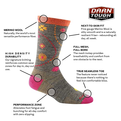 Darn Tough (Style 1610) Garden Crew Lightweight - Women's Lifestyle2