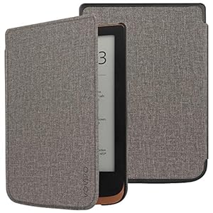 VOVIPO Slim hoesje compatibel met Pocketbook Touch Lux 4/Lux 5/Touch HD 3/Kleur (2020) – PU e-Reader Cover