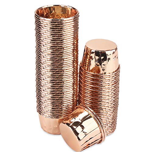 Aluminium Cups For Baking, Eusoar 100Pcs 3.5 Oz Disposable Aluminum Ramekins, Foil Cupcake Baking Cups, Aluminum Foil Muffin Liners, Aluminum Cups, Cupcake Ramekin Holder Cups, Ramekins For Baking #TOP16