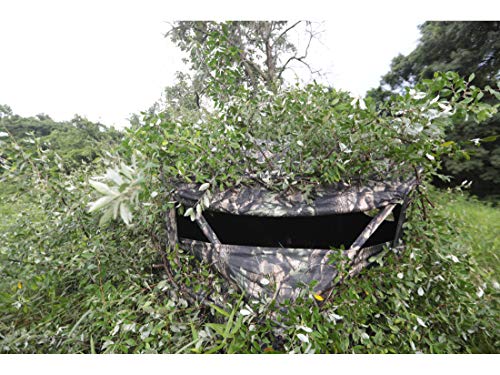 Image of HME Executioner 300D Cervidae Camo Fabric Water Resistant Standing Height 67 inch Three Person Pop-Up Ground Blind