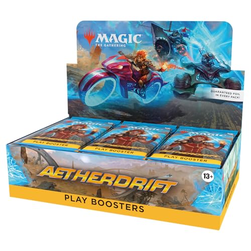 Caja de sobres de juego de Aetherdrift, de Magic: The Gathering