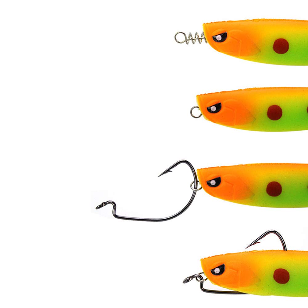 Amazon | Kingsie 釣りルアーピン 90個セット 1.5cm スクリューピン