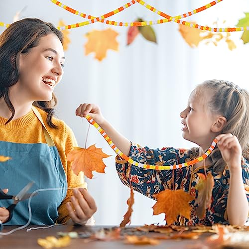Cuentas de poni de otoño Whaline con limpiapipas para pulseras 7