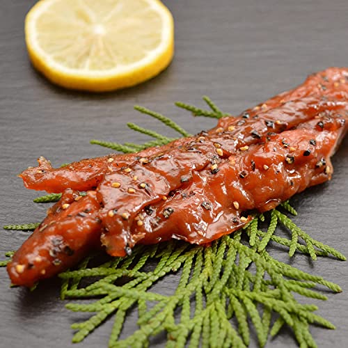 Wild Caught Canadian Maple Smoked Wild Sockeye Salmon Nuggets and Indian Candy Fish Combo (1 Lbs Each (Tot 2 Lbs))