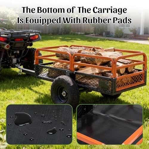 1500LBS Heavy Duty Steel Dump Cart