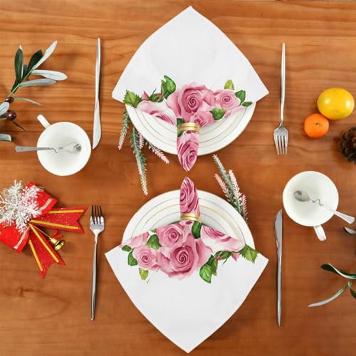 Servilletas de Tela para San Valentín Set x6 miniatura 5
