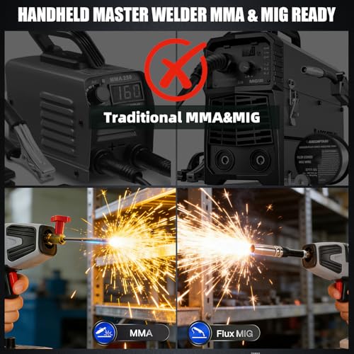 2-in-1 MIG/MMA Handheld Welder