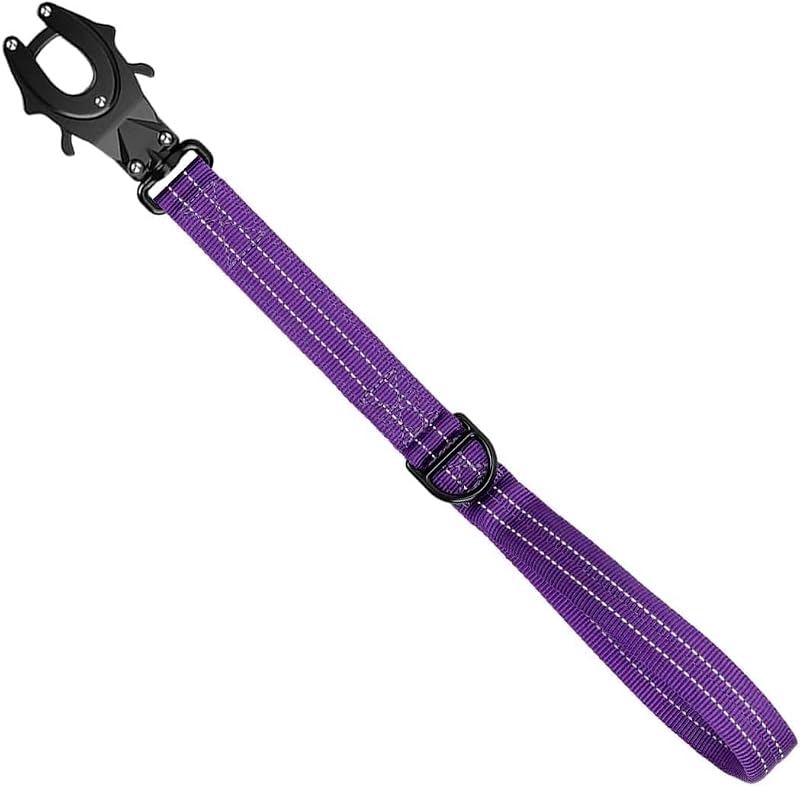 Guia de Adestramento Curta para Cães ICEFANG em Nylon Refletivo 45,72 cm