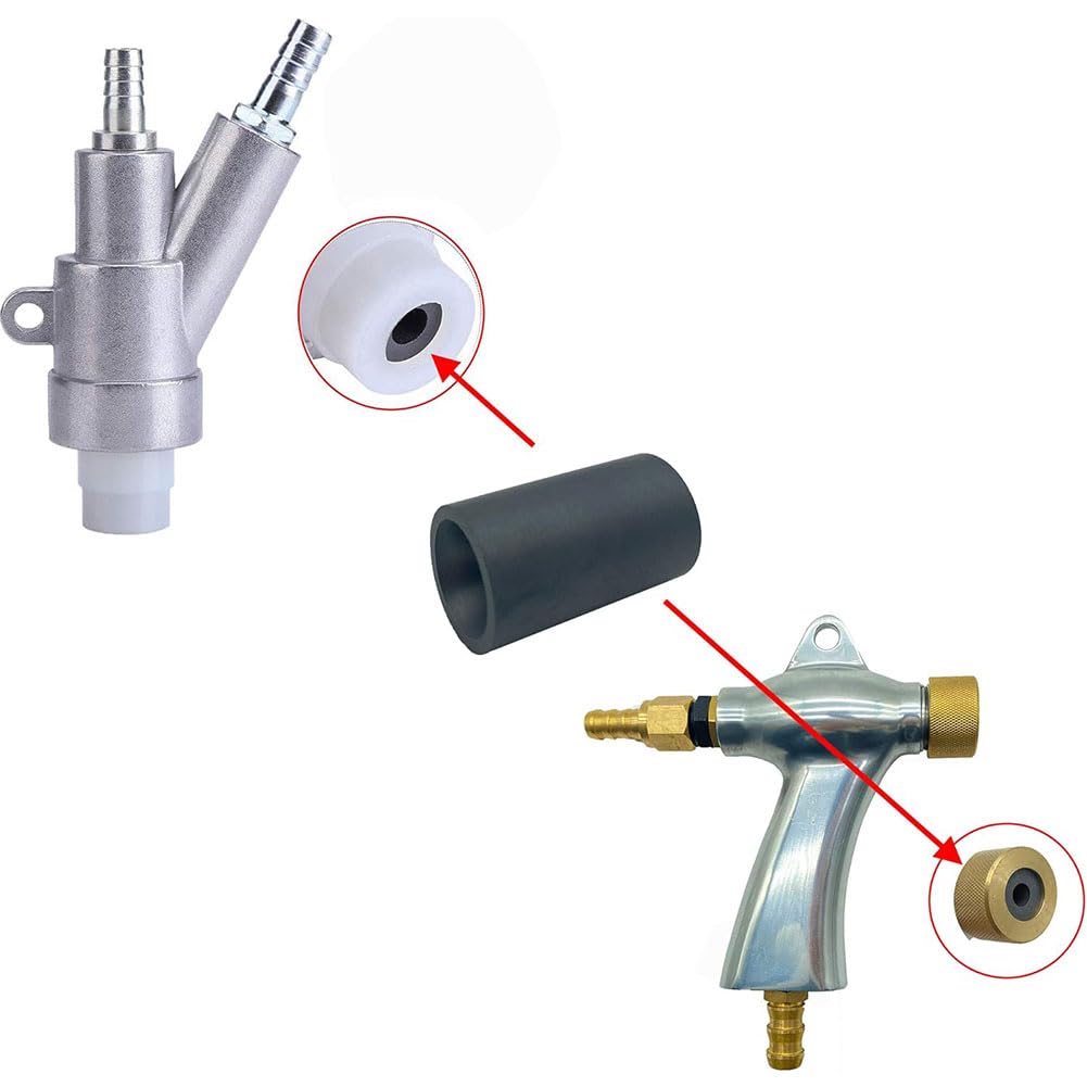 1 Stück Borkarbid Sandstrahlendüse Luft Sandblaster -Spitze für Sandblastschrankwerkzeug (Durchmesser 3/4/4/5/5/6/8/10/12mm) Length 35MM x Outer Hole Diameter 20MM x Inner Hole Diameter 3MM 1 Stk