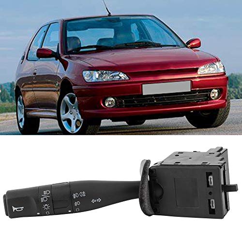 Stylebest Interrupteur de Colonne de Direction pour Clignotant, Indicateur 625369, Remplacement Durable pour Véhicules, ABS Noir, 1 unité