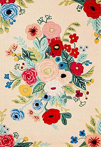 Image of Export Quality Handtufted Woolen Carpet for Living Room Bedroom & Hall - Color - Multi - Size - 5 x 7 Feet