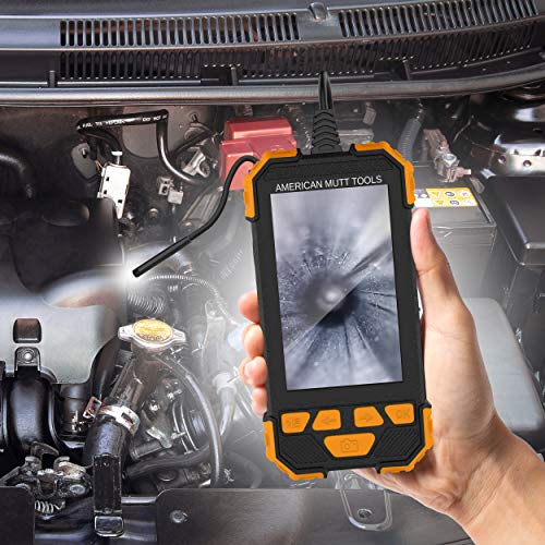 AMERICAN MUTT TOOLS Waterproof Industrial Endoscope Camera - 1080p HD Borescope Camera with 6 Adjustable LED Lights - Perfect for Plumbing, HVAC, Wall, Home, Vent & Sewer Inspections (33 ft Cable) - Thumbnail 5