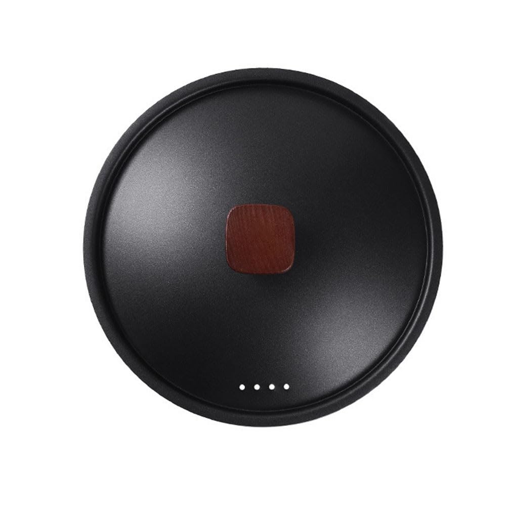 OUNONA Tapa de hierro para sartén: Tapa redonda de 30 cm para olla, cubierta multifuncional para sartén - Protector de olla para hornear en la cocina