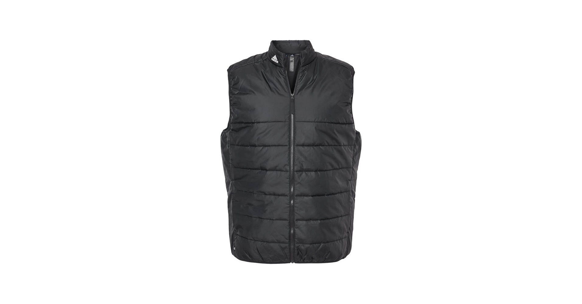 adidas Mens Puffer Vest, L, Black at Amazon Men's Clothing store