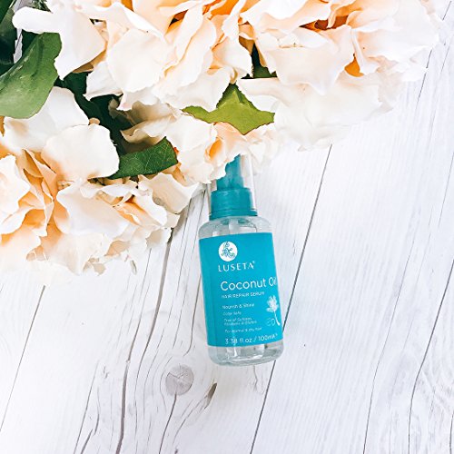 Luseta Hair Oil Hair Repair Serum Coconut Argan Marula Oil Sulfate Free Paraben Free (Coconut Oil) #TOP5