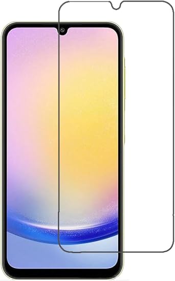 2 Pack for Samsung Galaxy A25 2024 Tempered Glass Screen Protector 9H Frontier Protective Protector