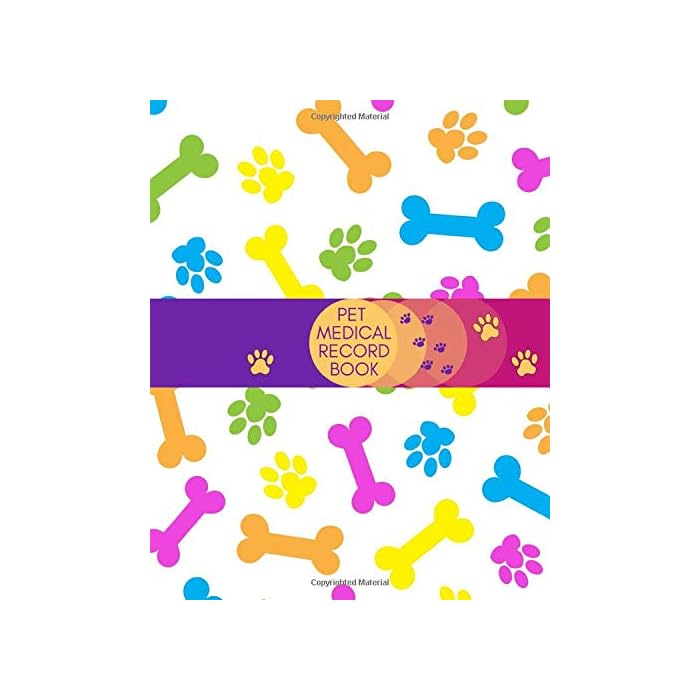 Buy Pet Medical Record Book Complete Pet Profile, Groomer & Veterinary Care Tracker