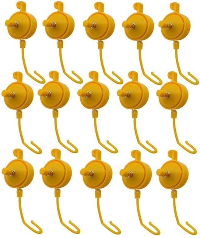 Supports de plantes réglables YoYo avec butoir résistant aux UV lot de 15