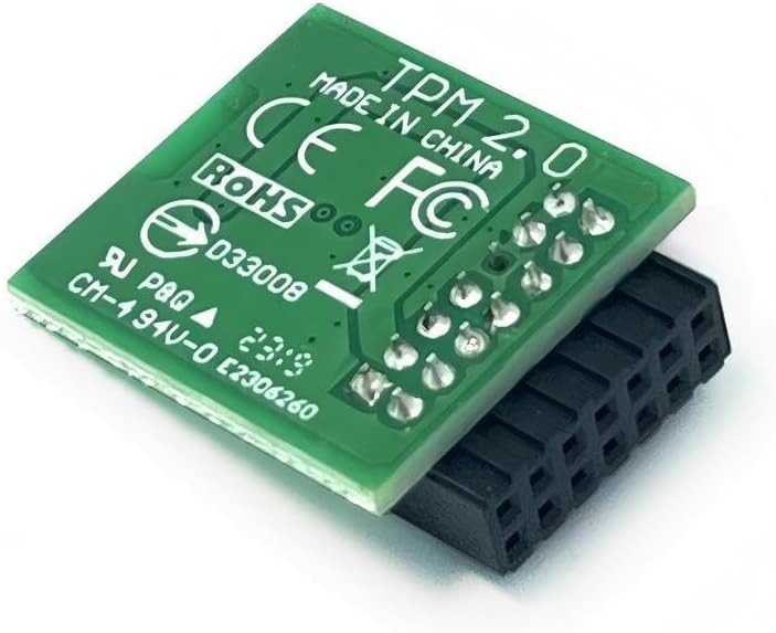 Gintai TPM2.0 Module LPC 14pin-1 with Infineon SLB9665 for MSI Motherboard MS-4136 Creator TRX40/ A320M-A PRO MAX/ X299 X399 SLI Plus/ X399 Gaming PRO Carbon AC/ X299-A PRO/MEG X299 Creation