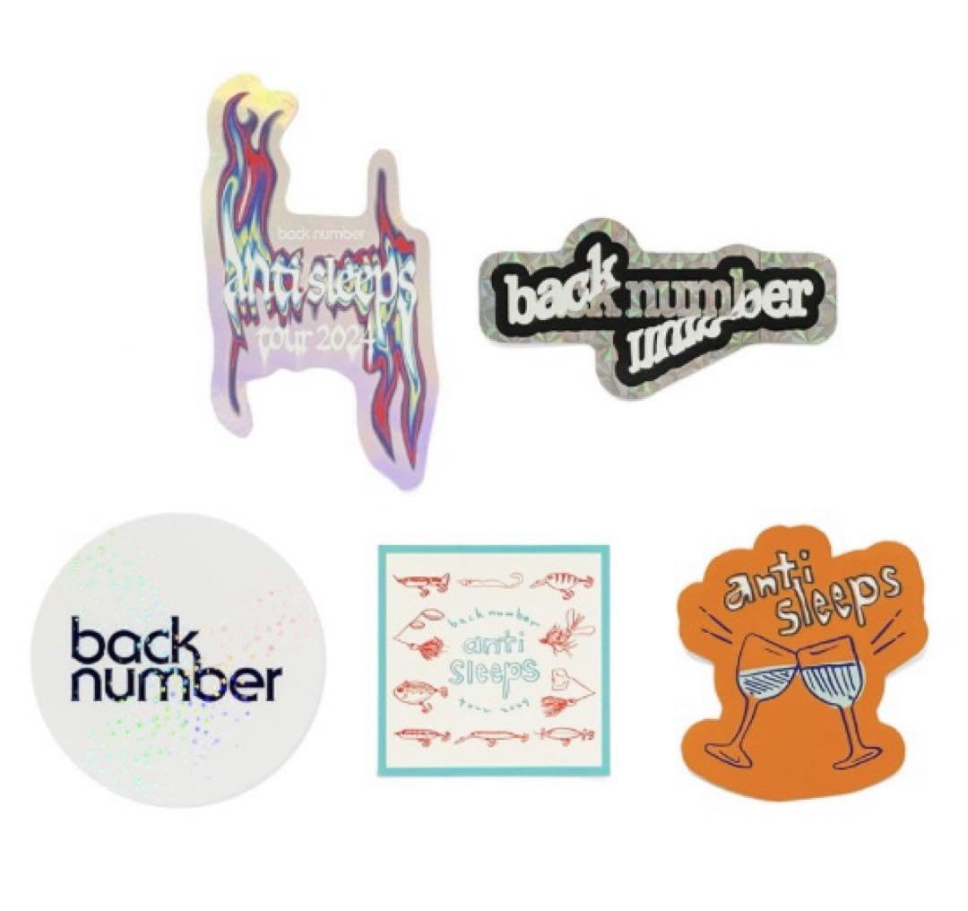Amazon.co.jp: back number anti sleeps tour 2024 ステッカー : Toys