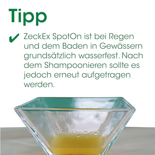 cdVet ZeckEx SpotOn 10ml - Duftöl mit Bio-Ölen mit langanhaltenden, maskierenden Eigenschaften gegen Lästlinge wie Zecken