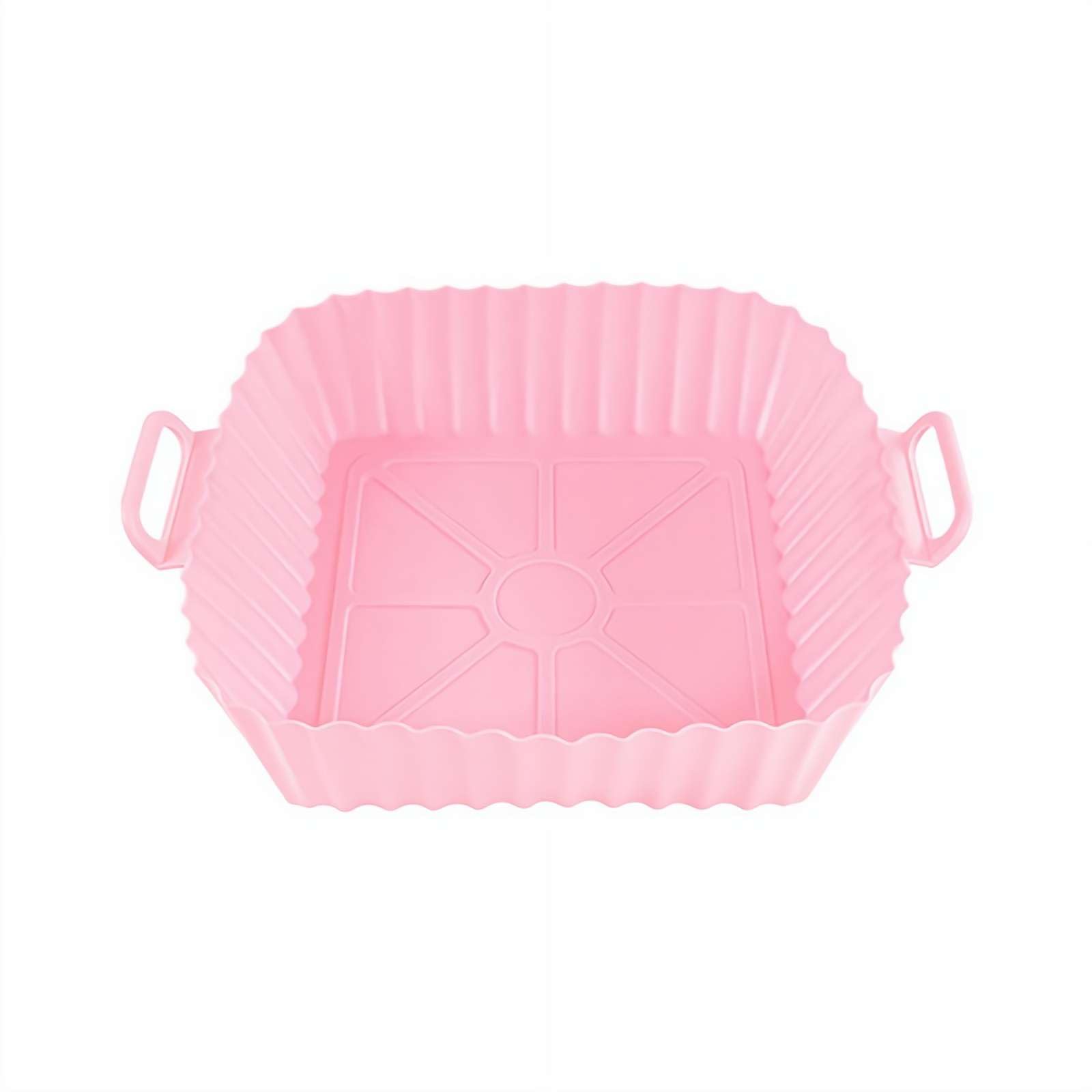 Safe Silicone Air Fryer Liners Square Silicone Air Fryer Liners Reusable Air Fryer Pot Non Stick Silicone Oven
