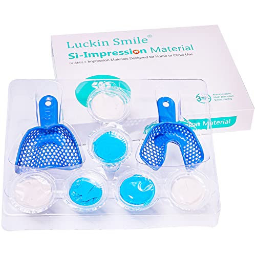 Image of Teeth Impression Putty Silicone Material Tray Teeth Molding Kit for Impression Kit Medium